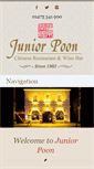 Mobile Screenshot of juniorpoon.com